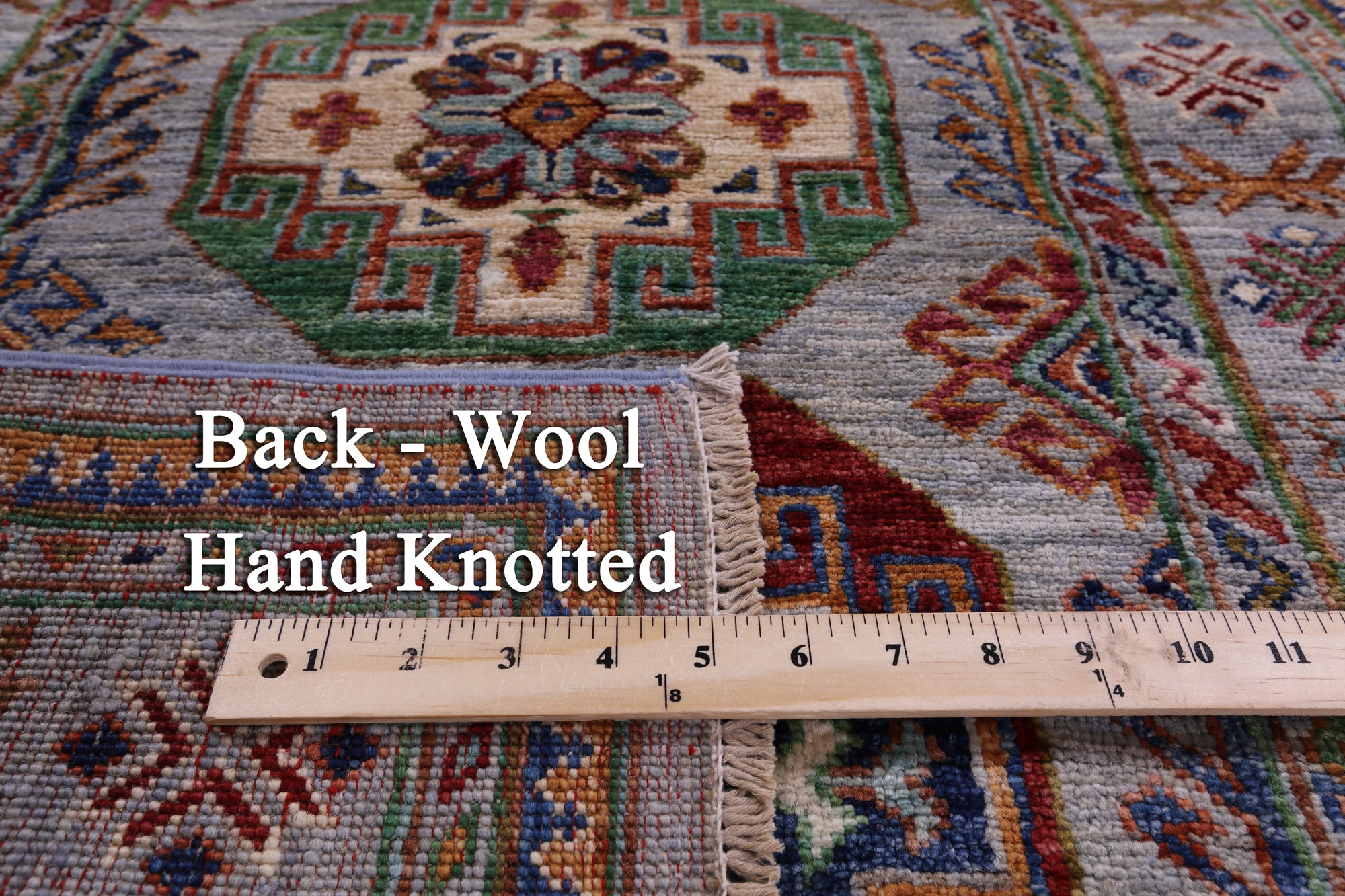 Turkmen Ersari Hand Knotted Wool Runner Rug - 2' 9" X 10' 2" - Golden Nile
