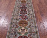 Turkmen Ersari Hand Knotted Wool Runner Rug - 2' 9" X 10' 2" - Golden Nile
