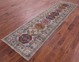 Turkmen Ersari Hand Knotted Wool Runner Rug - 2' 9" X 10' 2" - Golden Nile