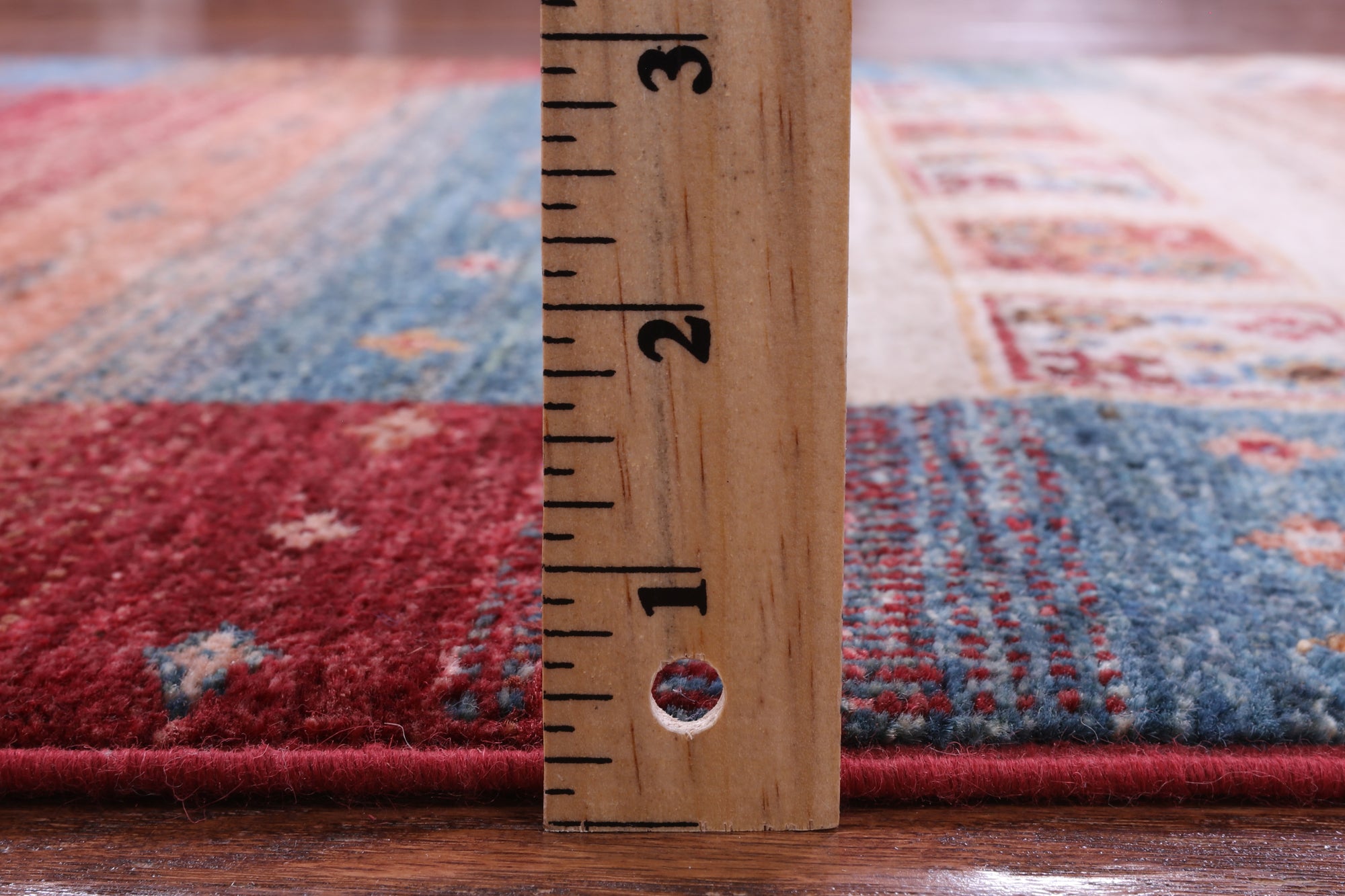 Tribal Persian Gabbeh Hand Knotted Wool Runner Rug - 2' 9" X 10' 2" - Golden Nile