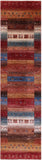 Tribal Persian Gabbeh Hand Knotted Wool Runner Rug - 2' 9" X 10' 2" - Golden Nile
