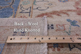 Ivory Turkish Oushak Hand Knotted Wool Rug - 9' 1" X 11' 11" - Golden Nile