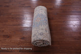 Ivory Turkish Oushak Hand Knotted Wool Rug - 10' 0" X 12' 8" - Golden Nile