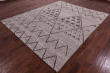 Tribal Moroccan Hand Knotted Wool Rug - 8' 2" X 9' 8" - Golden Nile
