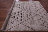Tribal Moroccan Hand Knotted Wool Rug - 8' 2" X 9' 8" - Golden Nile