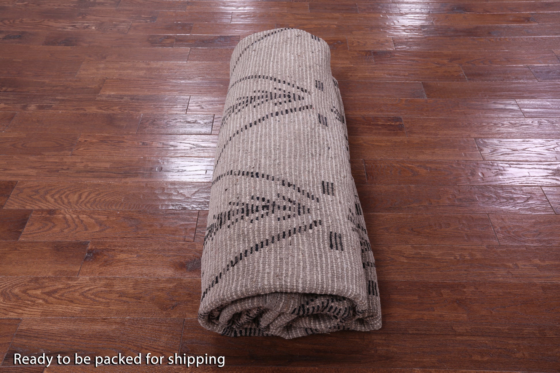 Tribal Moroccan Hand Knotted Wool On Wool Rug - 10' 4" X 13' 0" - Golden Nile