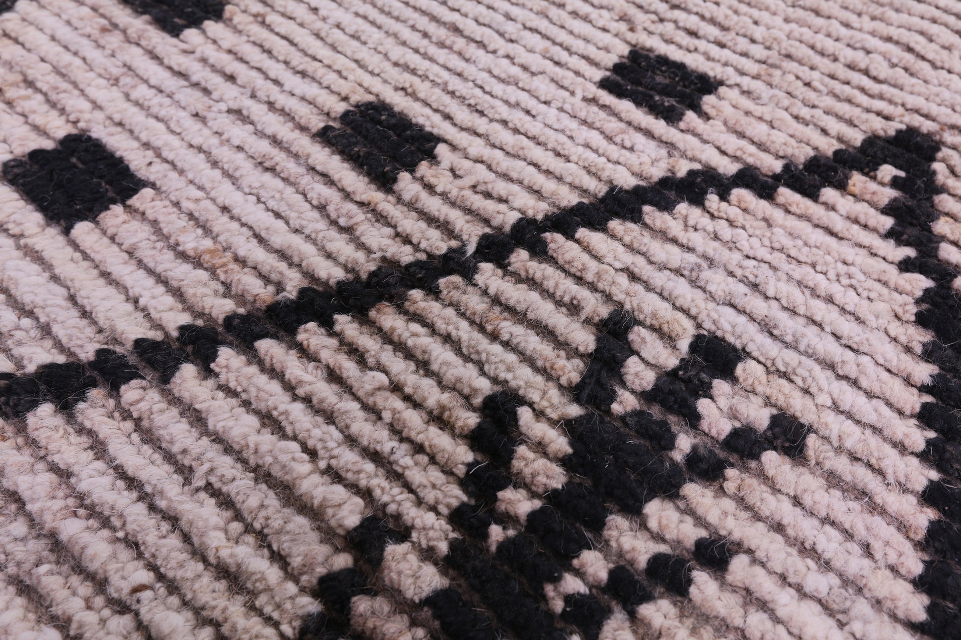Tribal Moroccan Hand Knotted Wool On Wool Rug - 10' 4" X 13' 0" - Golden Nile