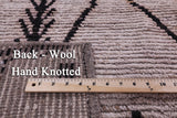 Tribal Moroccan Hand Knotted Wool On Wool Rug - 10' 4" X 13' 0" - Golden Nile