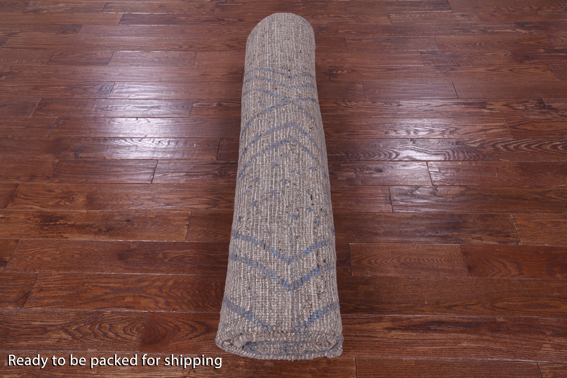 Tribal Moroccan Hand Knotted Wool On Wool Rug - 9' 8" X 11' 7" - Golden Nile