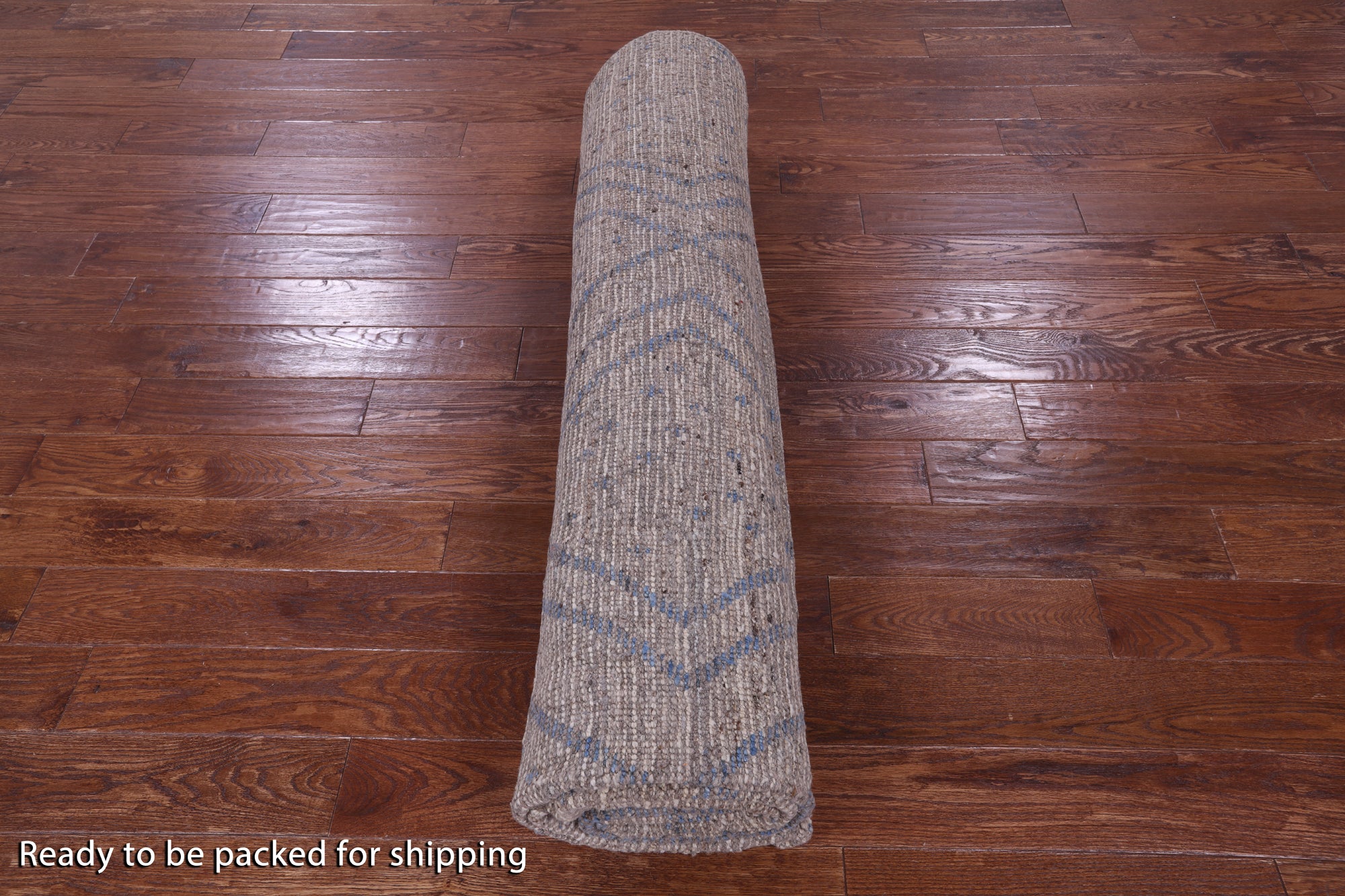 Tribal Moroccan Hand Knotted Wool On Wool Rug - 9' 8" X 11' 7" - Golden Nile