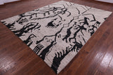 Tribal Moroccan Hand Knotted Wool On Wool Rug - 9' 2" X 11' 8" - Golden Nile