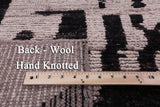 Tribal Moroccan Hand Knotted Wool On Wool Rug - 9' 2" X 11' 8" - Golden Nile
