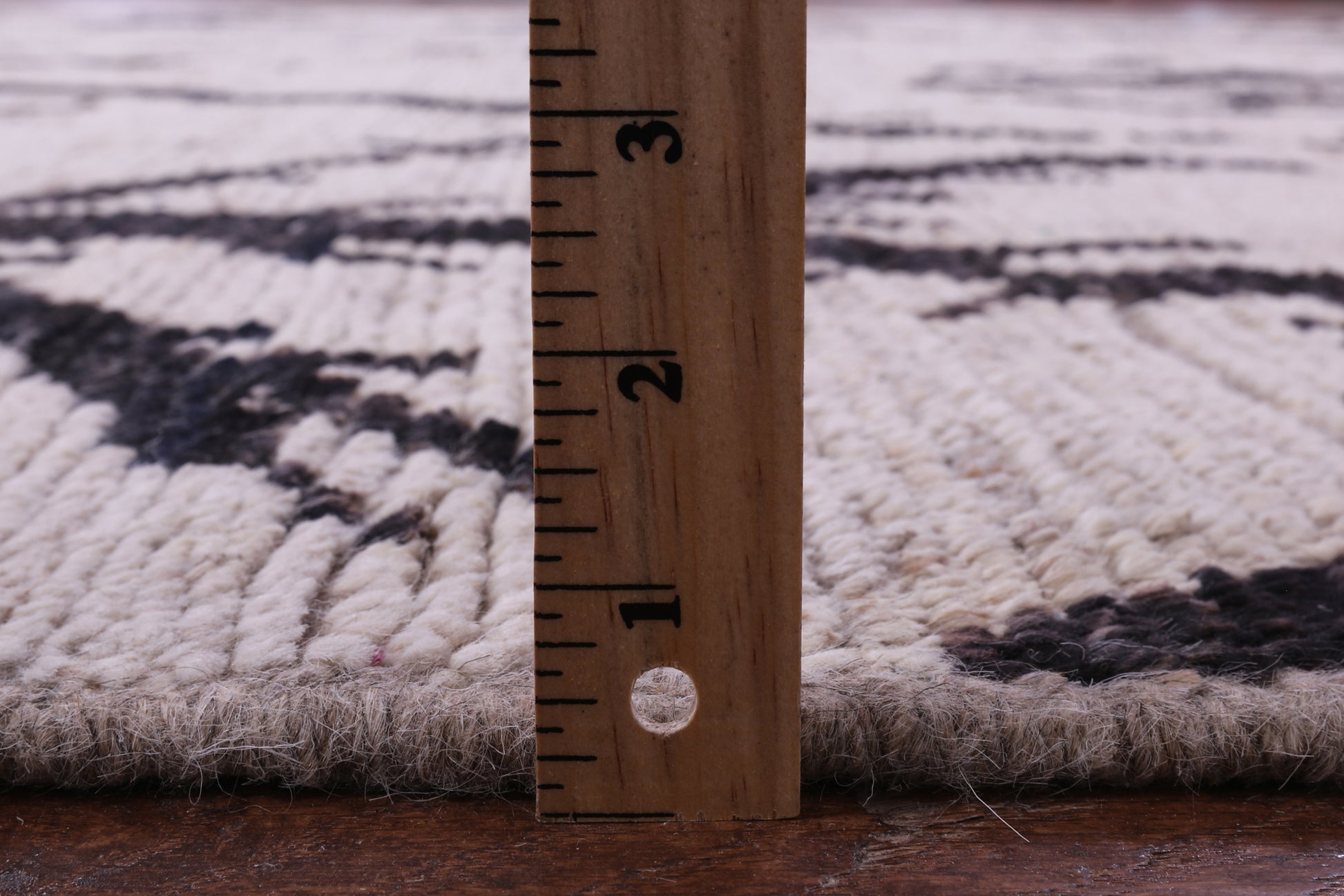 Tribal Moroccan Hand Knotted Wool On Wool Rug - 9' 2" X 11' 8" - Golden Nile