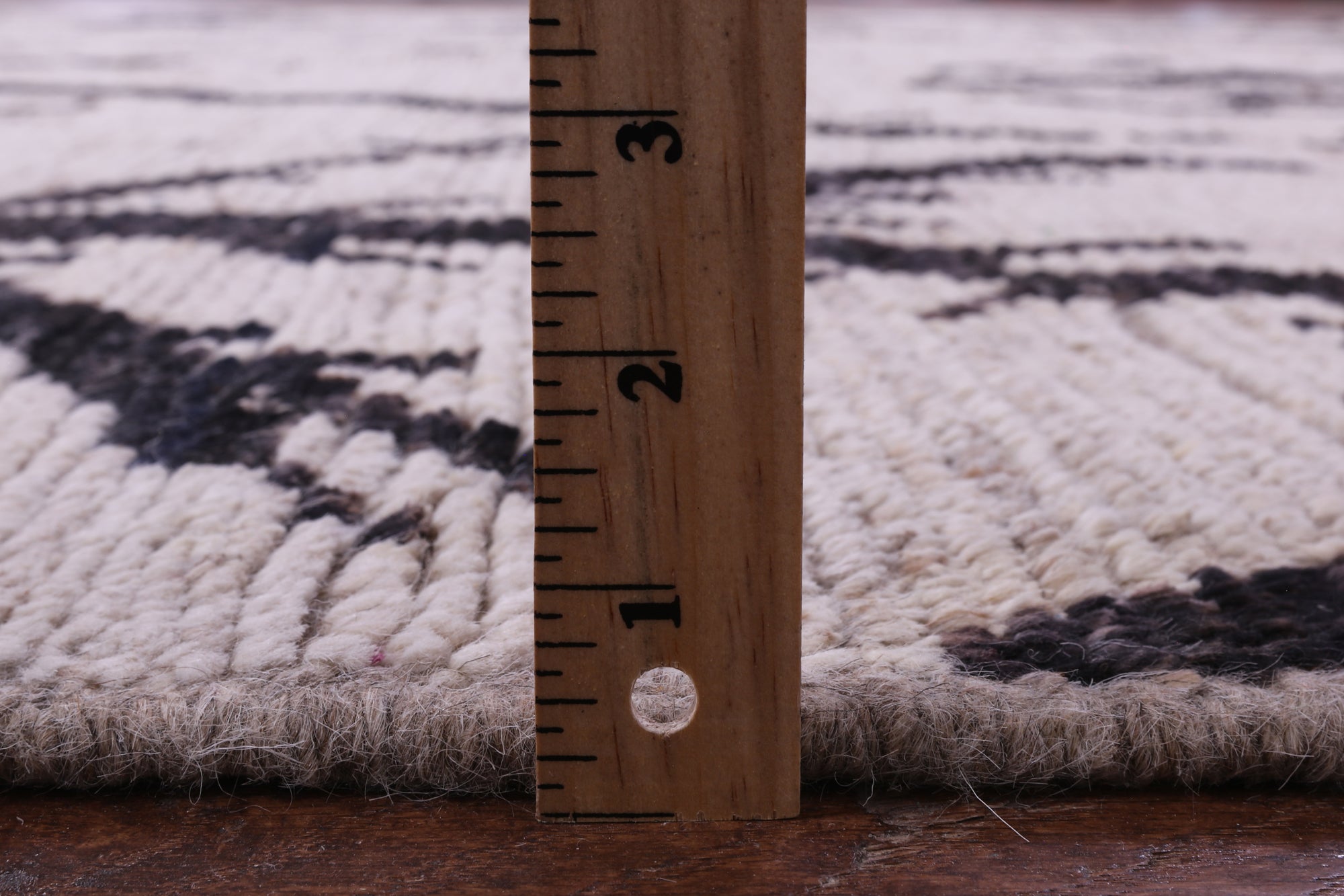 Tribal Moroccan Hand Knotted Wool On Wool Rug - 9' 2" X 11' 8" - Golden Nile