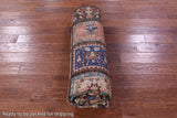 Brown Garden Design Persian Hand Knotted Wool Rug - 6' 11" X 9' 11" - Golden Nile