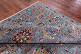 Grey Peshawar Hand Knotted Wool Rug - 6' 9" X 10' 0" - Golden Nile