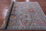 Grey Peshawar Hand Knotted Wool Rug - 6' 9" X 10' 0" - Golden Nile