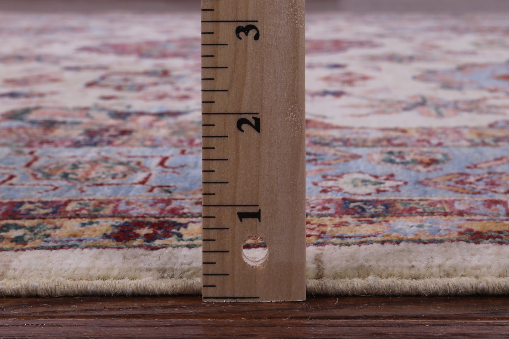 Ivory Persian Tabriz Hand Knotted Wool Rug - 6' 10" X 9' 7" - Golden Nile