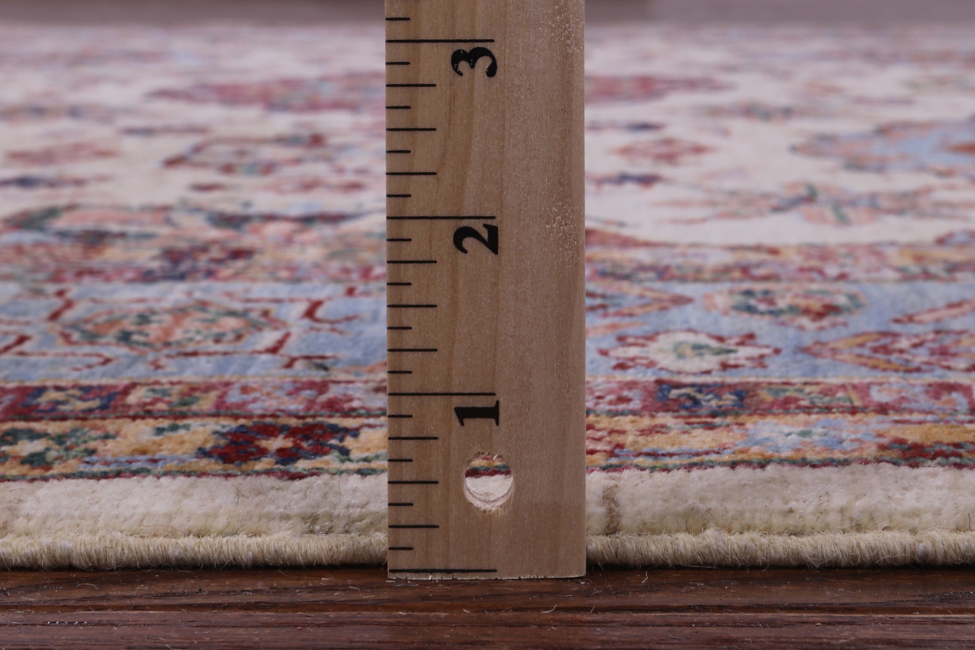 Ivory Persian Tabriz Hand Knotted Wool Rug - 6' 10" X 9' 7" - Golden Nile