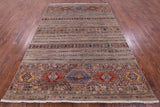 Khorjin Persian Gabbeh Hand Knotted Wool Rug - 6' 11" X 10' 0" - Golden Nile