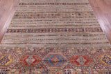 Khorjin Persian Gabbeh Hand Knotted Wool Rug - 6' 11" X 10' 0" - Golden Nile