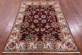 Persian Tabriz Handmade Wool Rug - 5' 0" X 6' 7" - Golden Nile