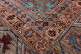 Turkmen Ersari Hand Knotted Wool Rug - 5' 1" X 6' 6" - Golden Nile
