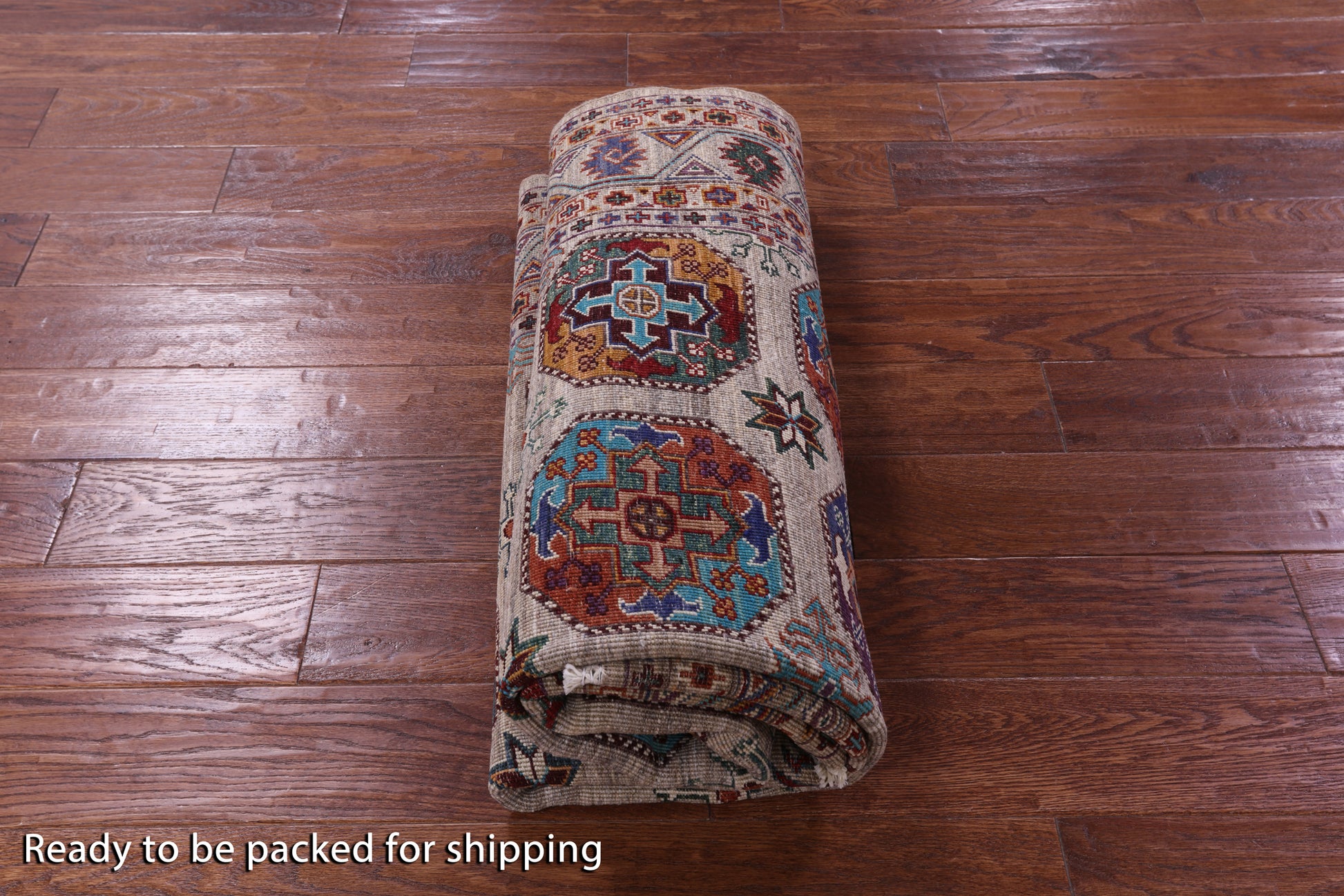 Turkmen Ersari Hand Knotted Wool Rug - 5' 1" X 6' 6" - Golden Nile