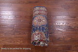 Blue Super Kazak Hand Knotted Wool Rug - 4' 10" X 6' 7" - Golden Nile