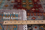Turkmen Ersari Hand Knotted Wool Rug - 5' 9" X 7' 11" - Golden Nile