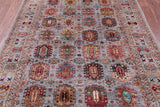 Turkmen Ersari Hand Knotted Wool Rug - 5' 10" X 8' 1" - Golden Nile