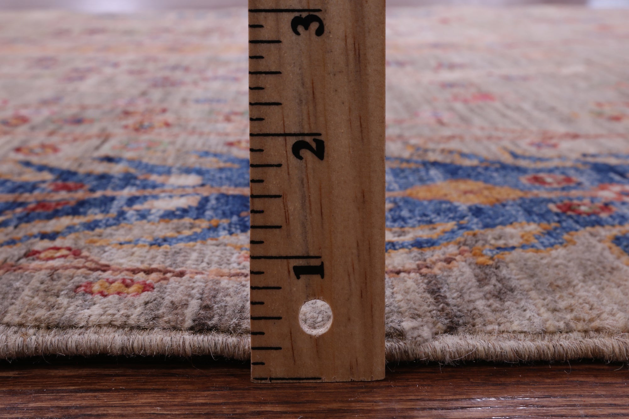 Tribal Persian Gabbeh Hand Knotted Wool Rug - 4' 1" X 6' 0" - Golden Nile
