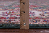 Green Super Kazak Hand Knotted Wool Rug - 9' 0" X 12' 9" - Golden Nile