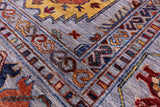 Grey Turkmen Ersari Hand Knotted Wool Rug - 8' 3" X 9' 6" - Golden Nile