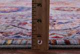 Grey Turkmen Ersari Hand Knotted Wool Rug - 8' 3" X 9' 6" - Golden Nile