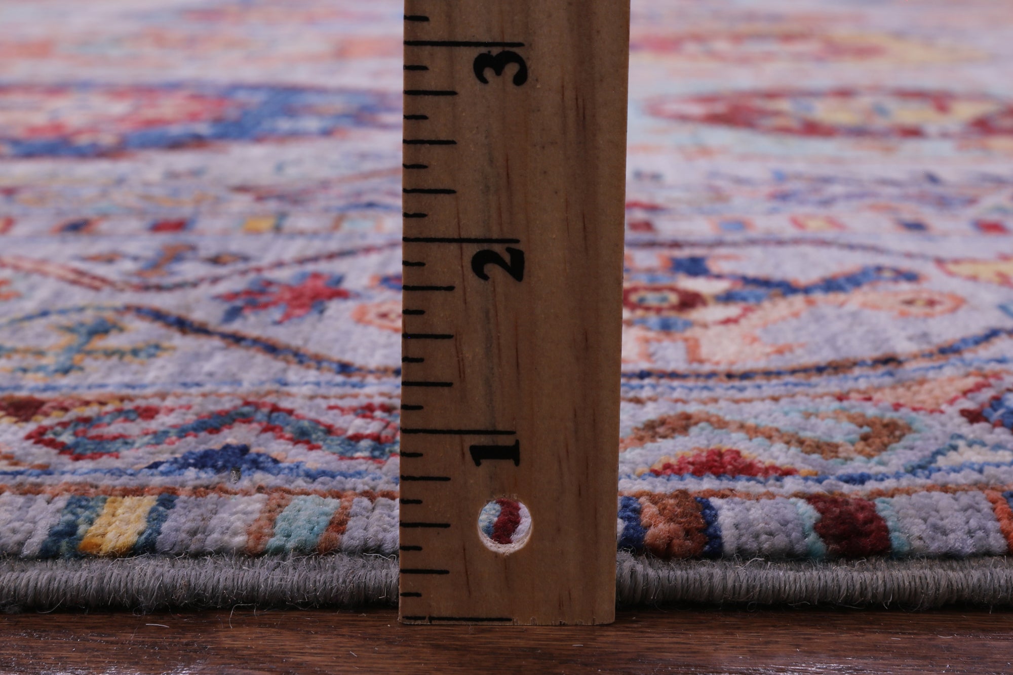 Grey Turkmen Ersari Hand Knotted Wool Rug - 8' 3" X 9' 6" - Golden Nile