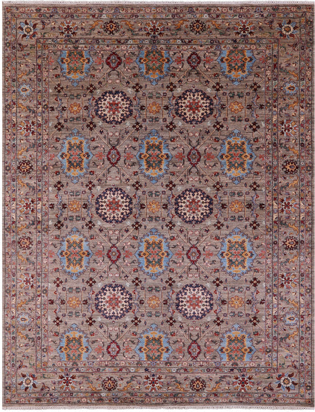 Persian Tabriz Hand Knotted Wool Rug - 9' 2" X 11' 10" - Golden Nile