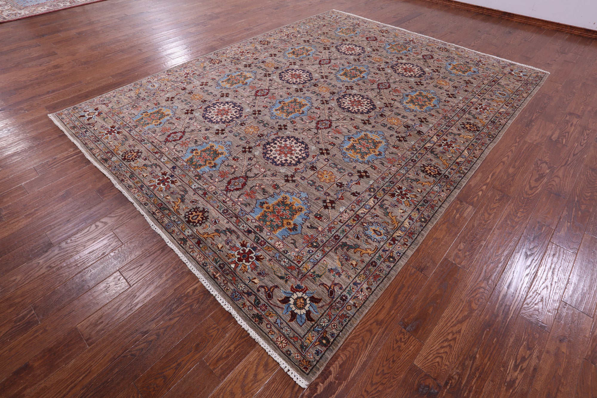 Persian Tabriz Hand Knotted Wool Rug - 9' 2" X 11' 10" - Golden Nile