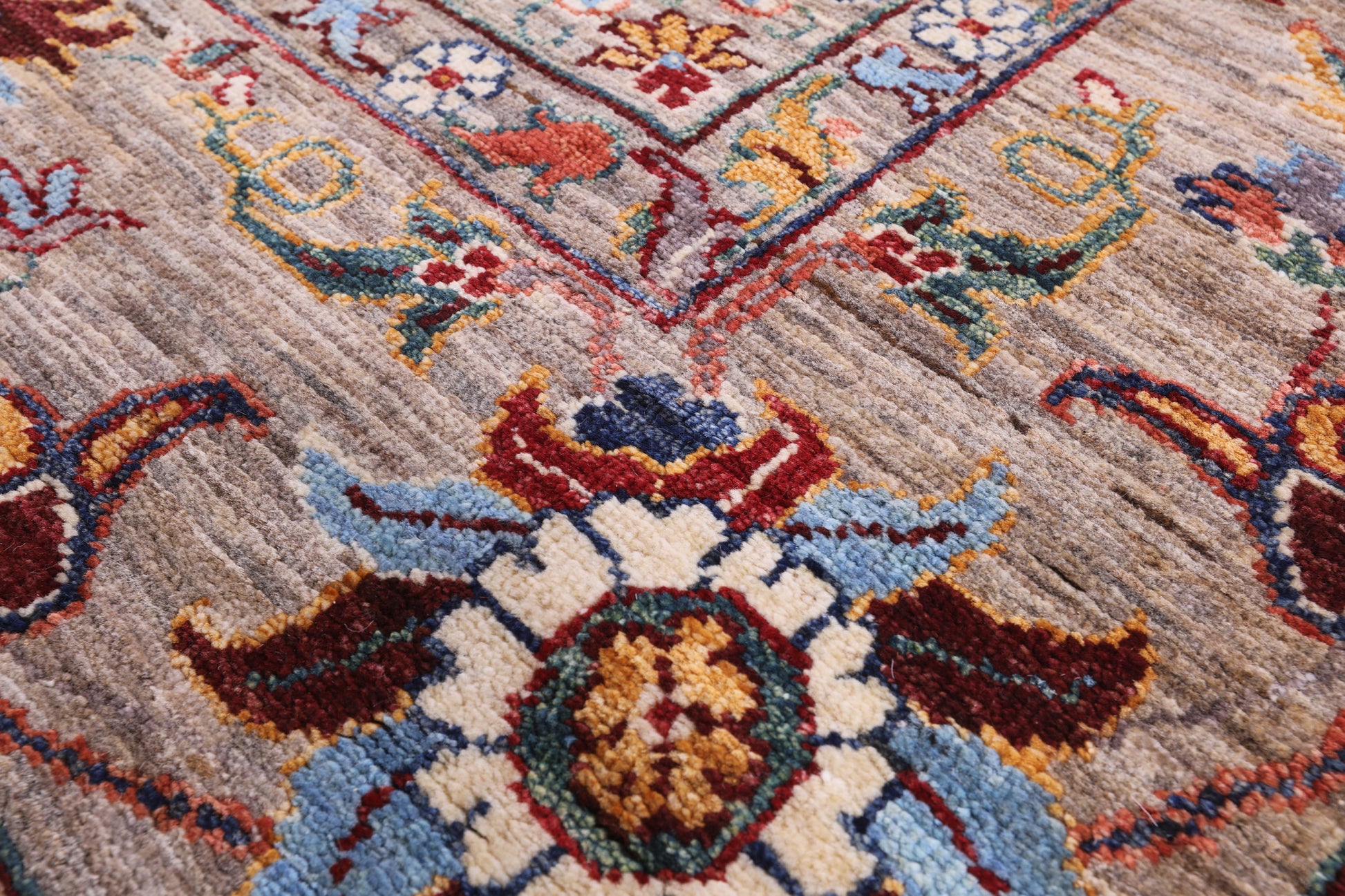 Persian Tabriz Hand Knotted Wool Rug - 9' 2" X 11' 10" - Golden Nile