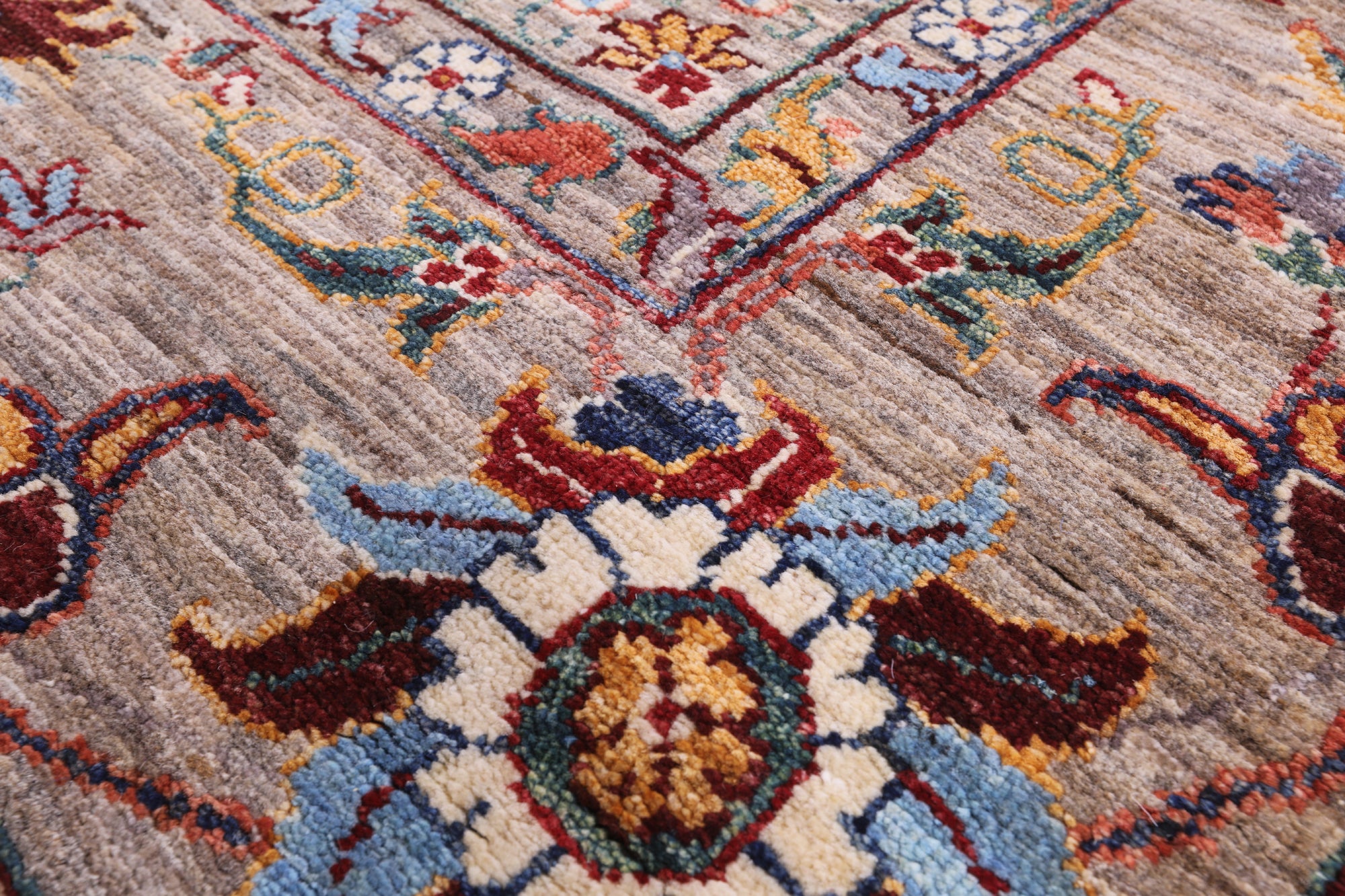 Persian Tabriz Hand Knotted Wool Rug - 9' 2" X 11' 10" - Golden Nile