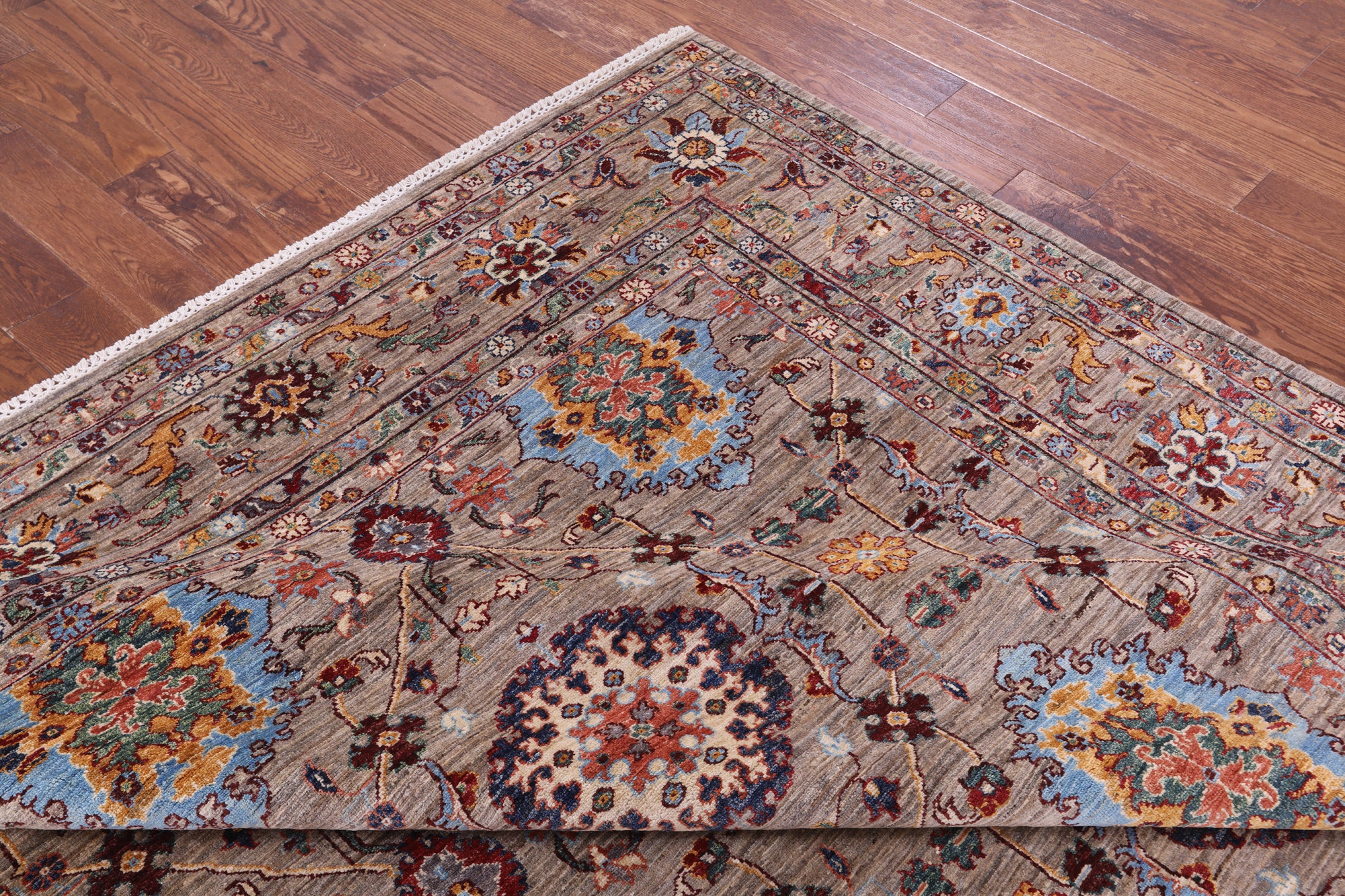 Persian Tabriz Hand Knotted Wool Rug - 9' 2" X 11' 10" - Golden Nile