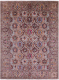 Persian Tabriz Hand Knotted Wool Rug - 9' 3" X 12' 1" - Golden Nile
