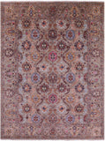 Persian Tabriz Hand Knotted Wool Rug - 9' 3" X 12' 1" - Golden Nile