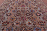 Persian Tabriz Hand Knotted Wool Rug - 9' 3" X 12' 1" - Golden Nile