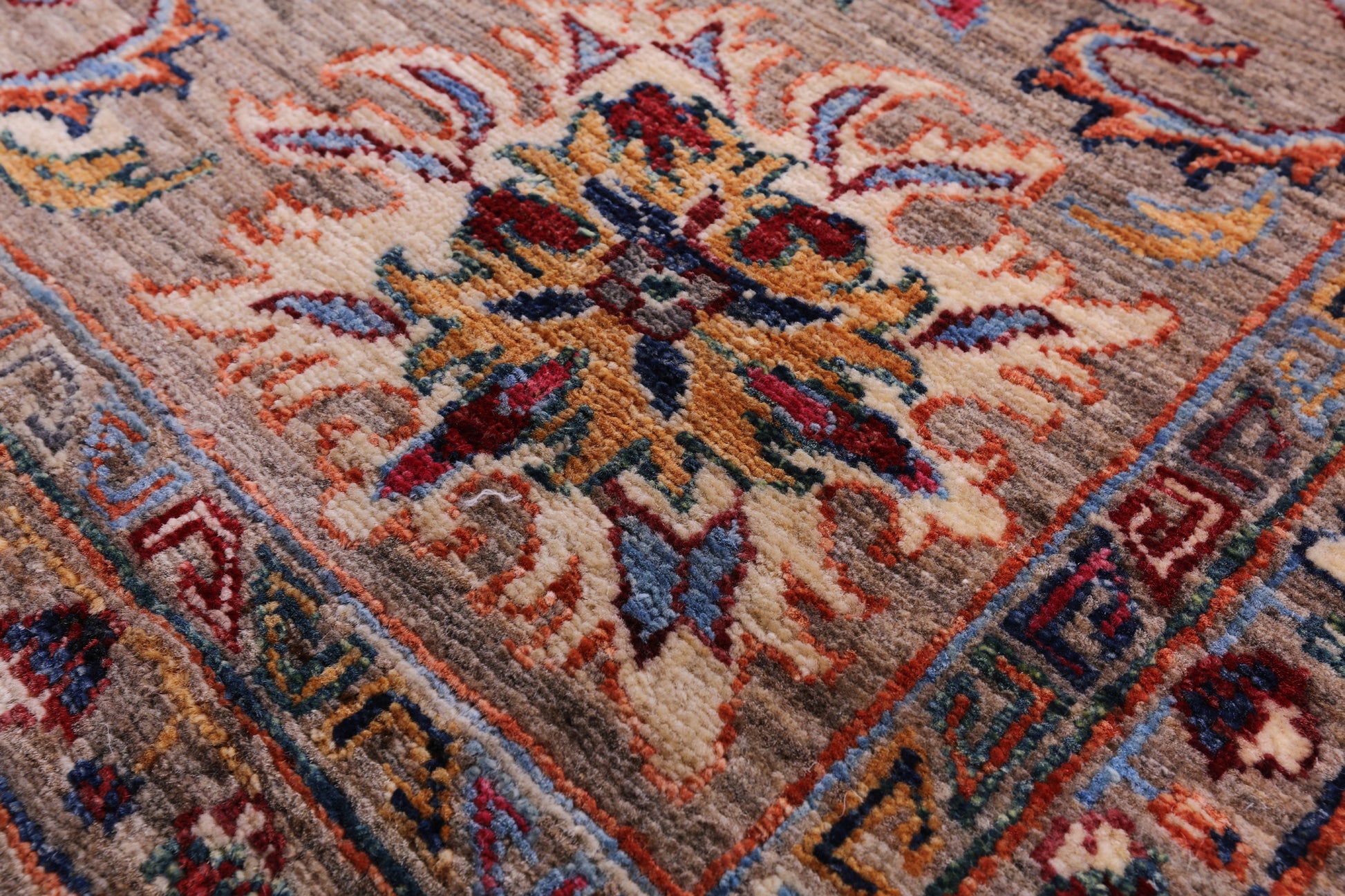 Persian Tabriz Hand Knotted Wool Rug - 9' 3" X 12' 1" - Golden Nile
