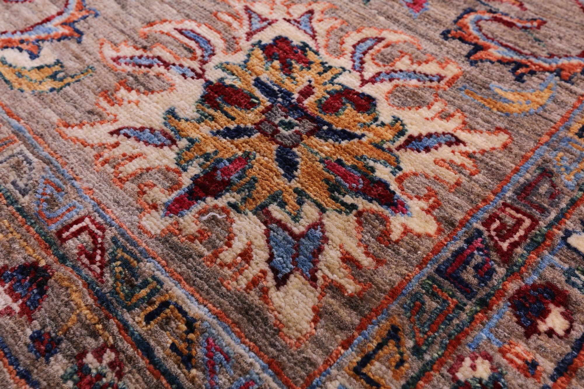 Persian Tabriz Hand Knotted Wool Rug - 9' 3" X 12' 1" - Golden Nile