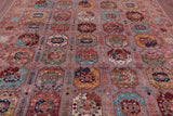 Turkmen Ersari Handmade Wool Rug - 8' 1" X 9' 6" - Golden Nile