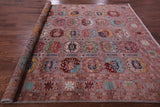 Turkmen Ersari Handmade Wool Rug - 8' 1" X 9' 6" - Golden Nile