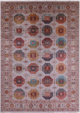 Turkmen Ersari Handmade Wool Rug - 9' 0" X 12' 5" - Golden Nile