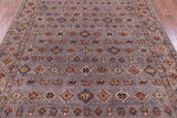 Tribal Persian Gabbeh Hand Knotted Wool Rug - 6' 10" X 9' 4" - Golden Nile